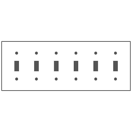 Mulberry Number of Gangs: 6 Cold-Rolled Steel, Matte/Painted Finish, Black 87076